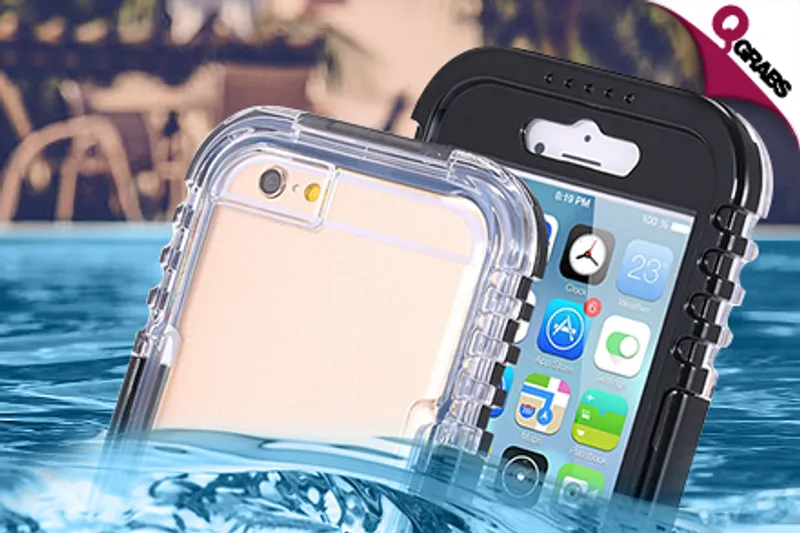 From QR10 Protect your Mobile with a Hanging String OR Waterproof Pouch OR Waterproof Case - Choose from various designs! (Up to QR178 Value)